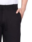 Black Men Lycra Trouser Pent