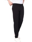 Black Men Lycra Trouser Pent