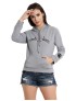 Grey  Hoodi For Girls And Women