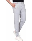 Grey Men Lycra Trouser Pent