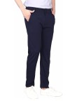 Navyblue Men Lycra Trouser Pent