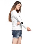 White Cate Hoodi For Girls And Women