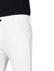 White Men Lycra Trouser Pent
